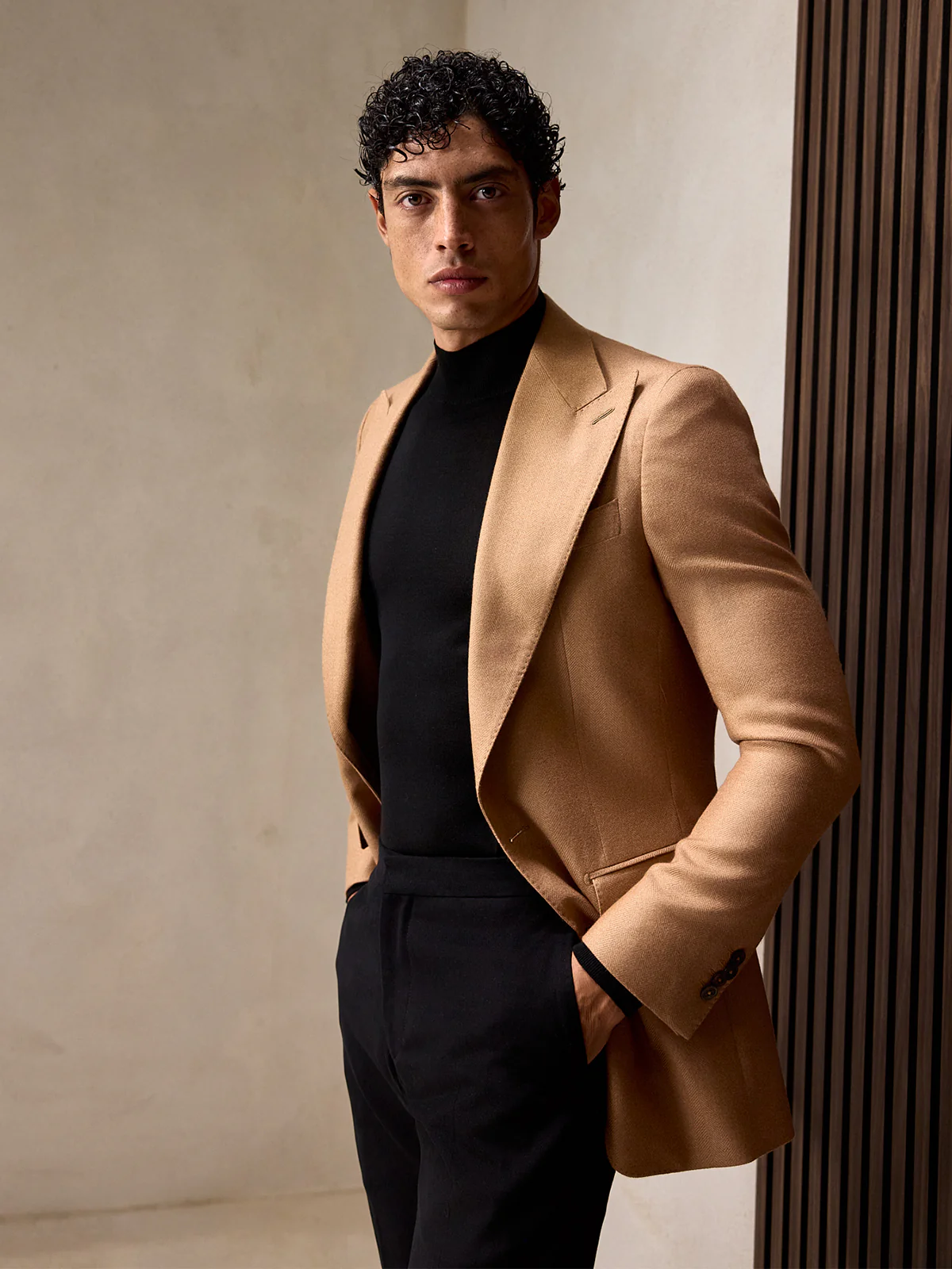 Sacou camel Made to Measure tesatura Fratelli Tallia di Delfino