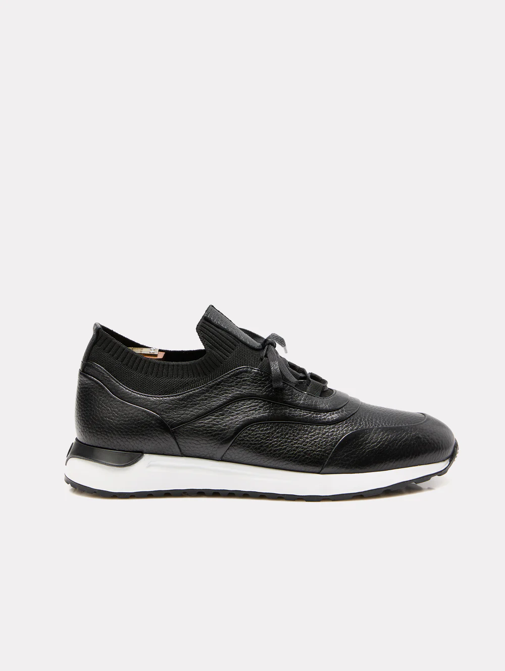 SNEAKERS NEGRU piele