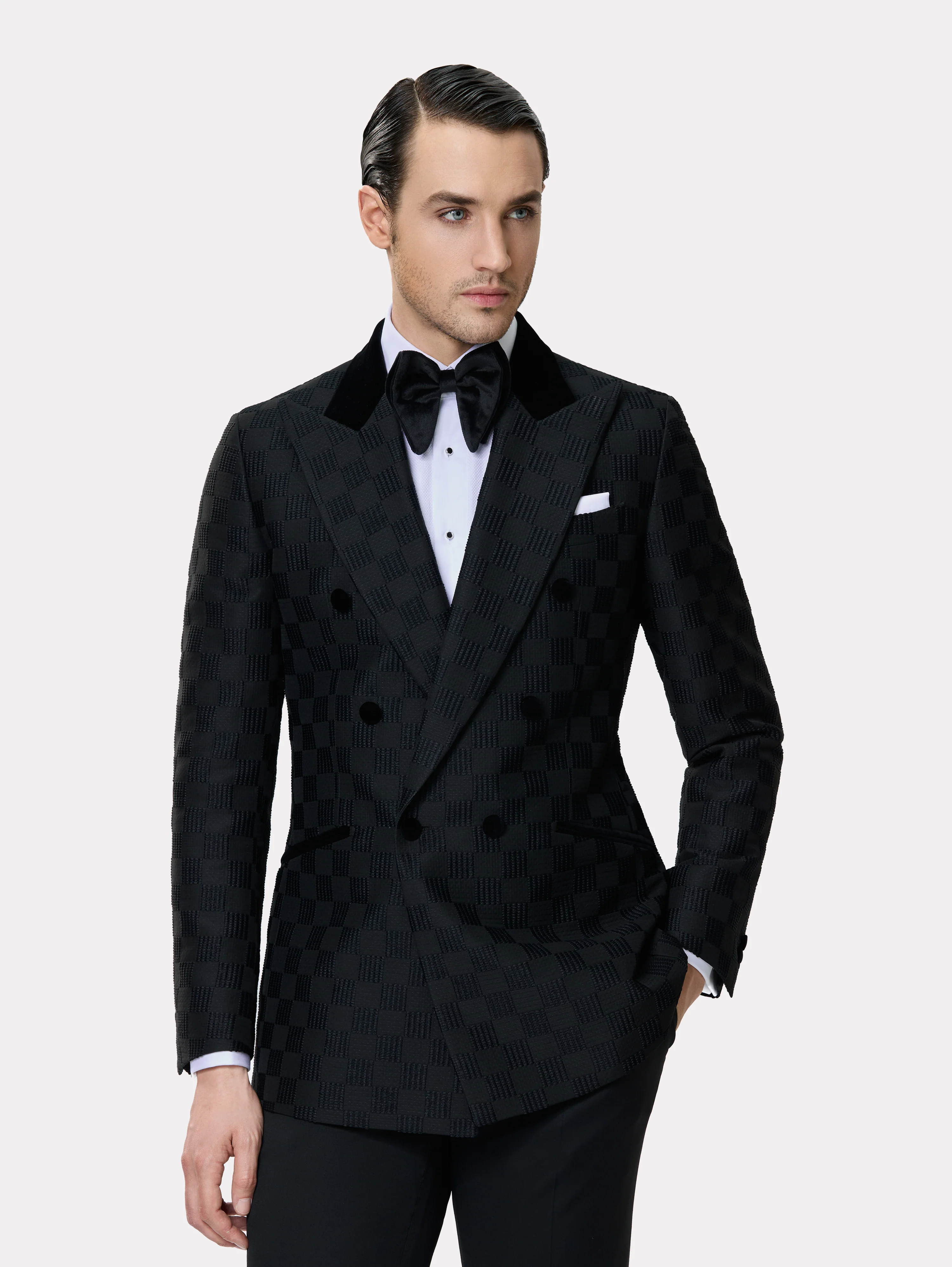 Sacou smoking made to measure cu model sah