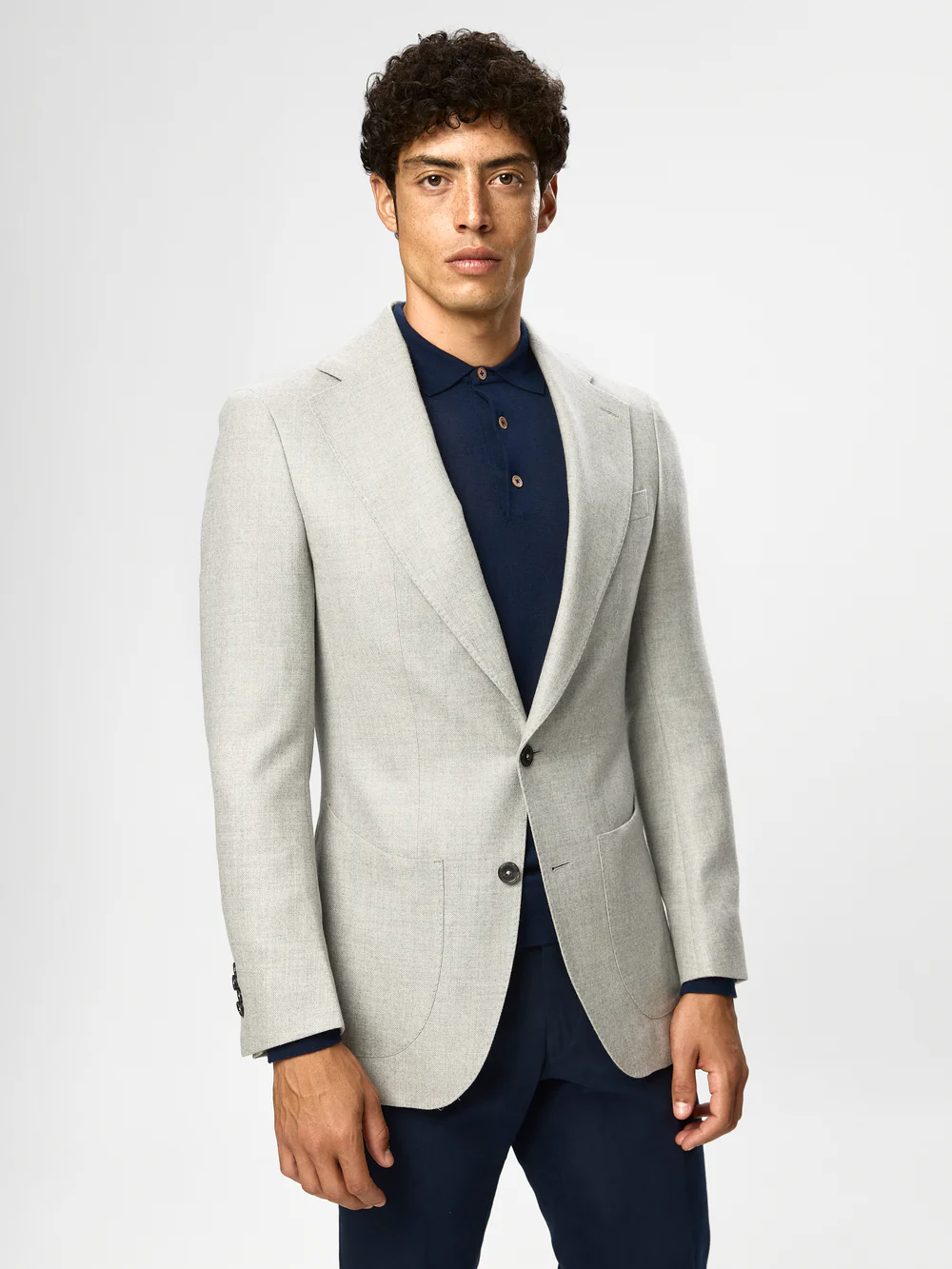 Sacou gri tesatura Vitale Barberis Canonico