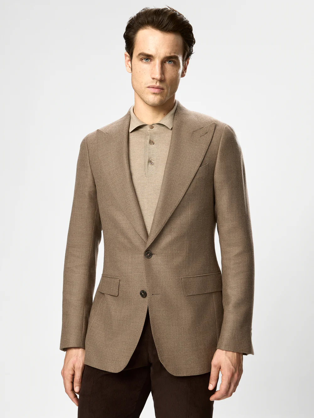 Sacou maro tesatura Vitale Barberis Canonico