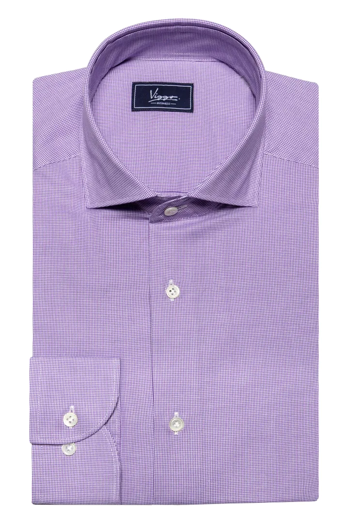 LIGHT PURPLE TEXTURE SHIRT