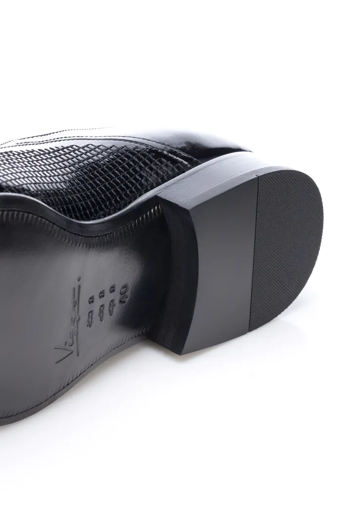 TUXEDO TEXTURED LOAFERS - imagine 4