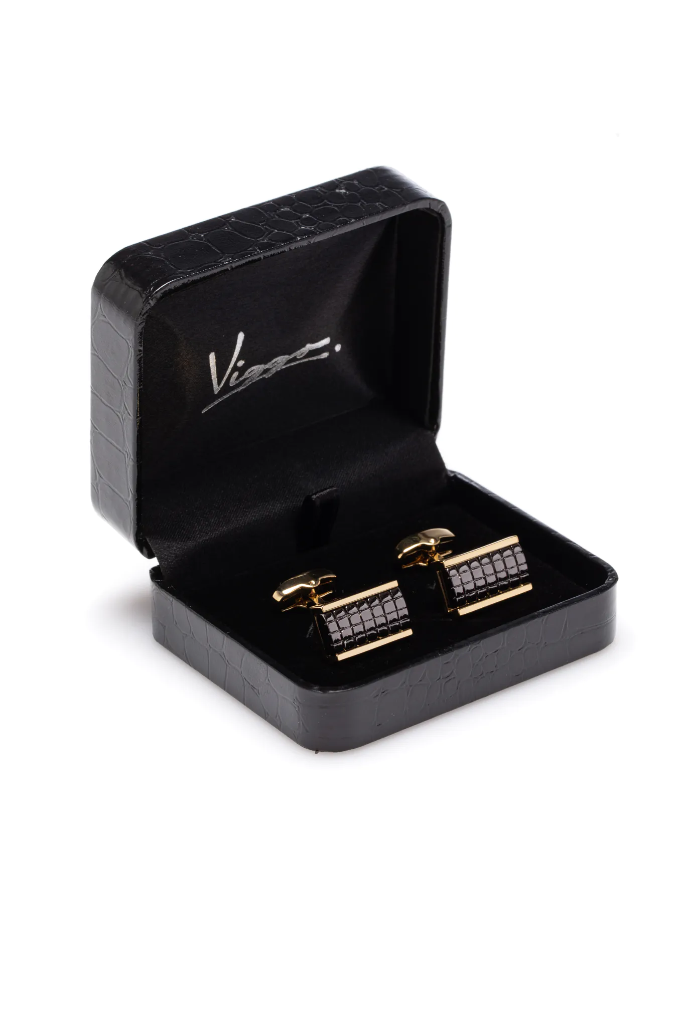 BUTONI AURII DREPTUNGHIULARI - imagine 3