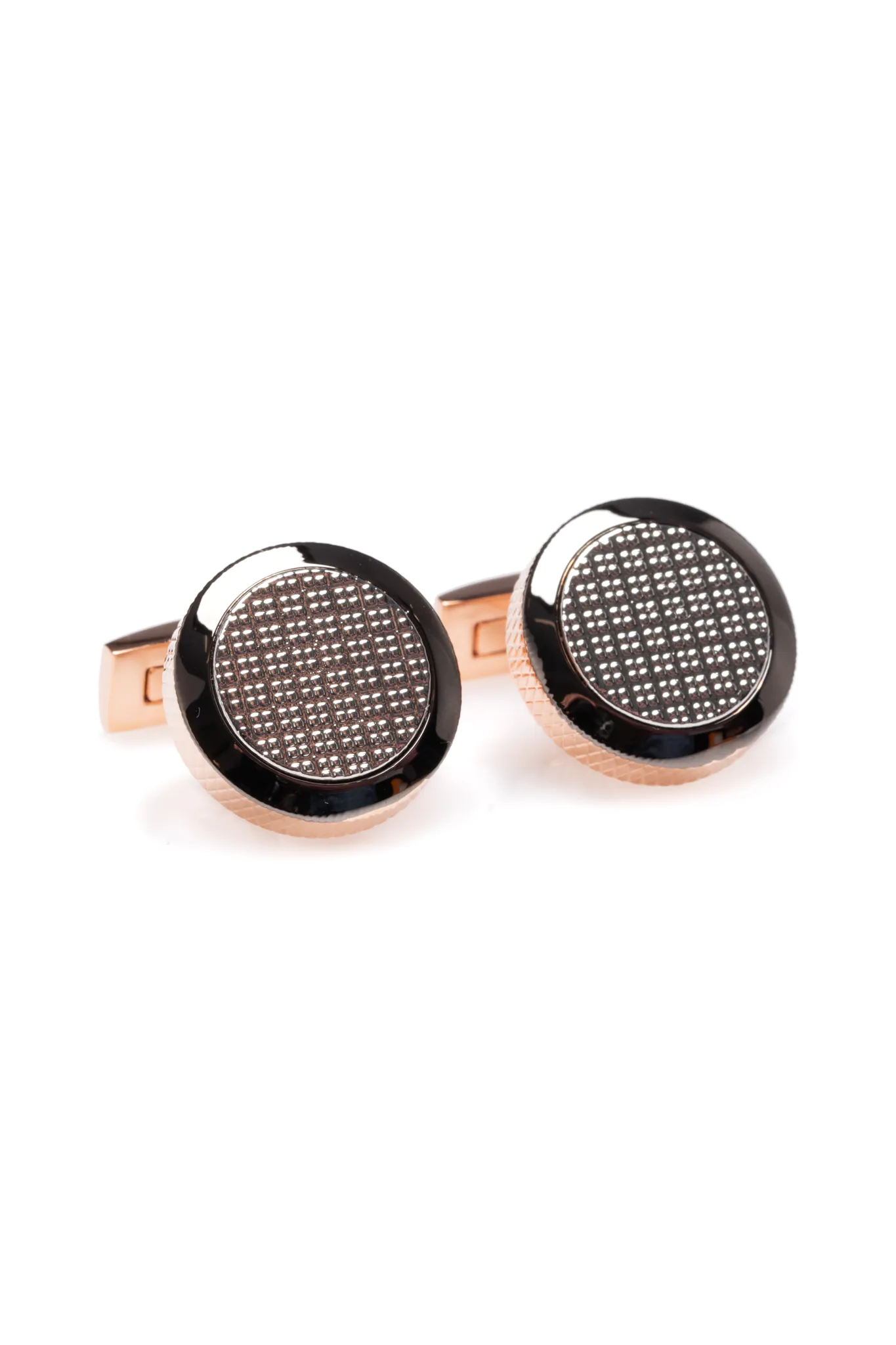 BUTONI ROTUNZI AURIU ROZ