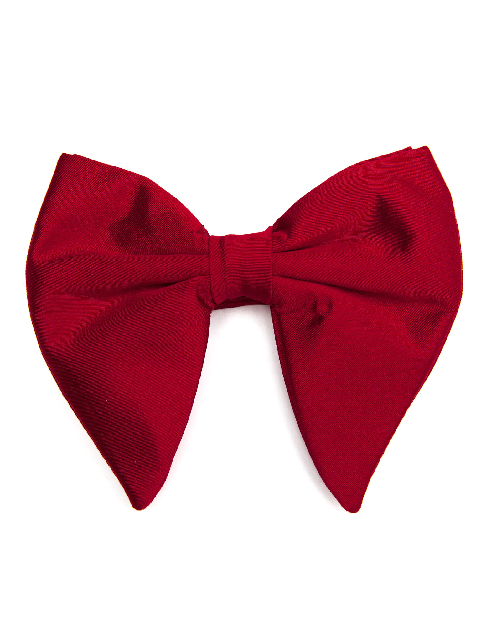 RED SILK BUTTERFLY BOW TIE