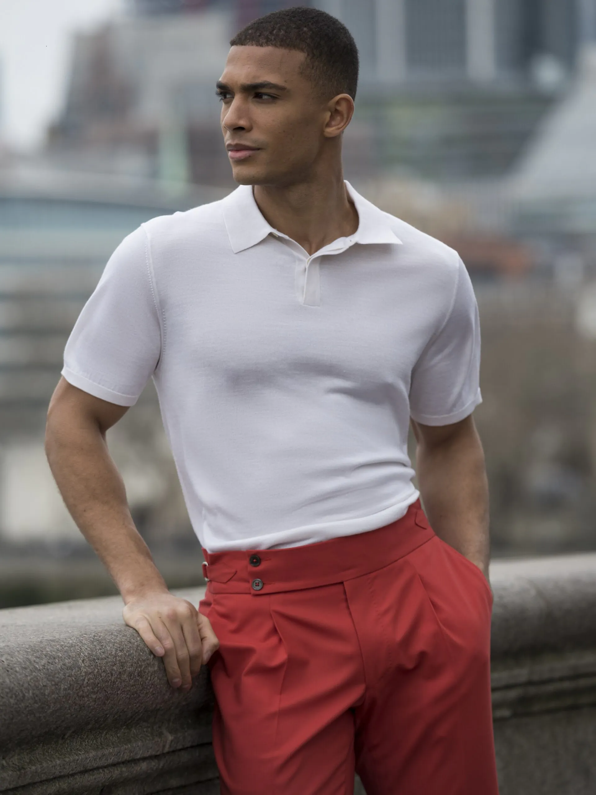 PANTALONI CORAI CU TALIE AJUSTABILA - imagine 5