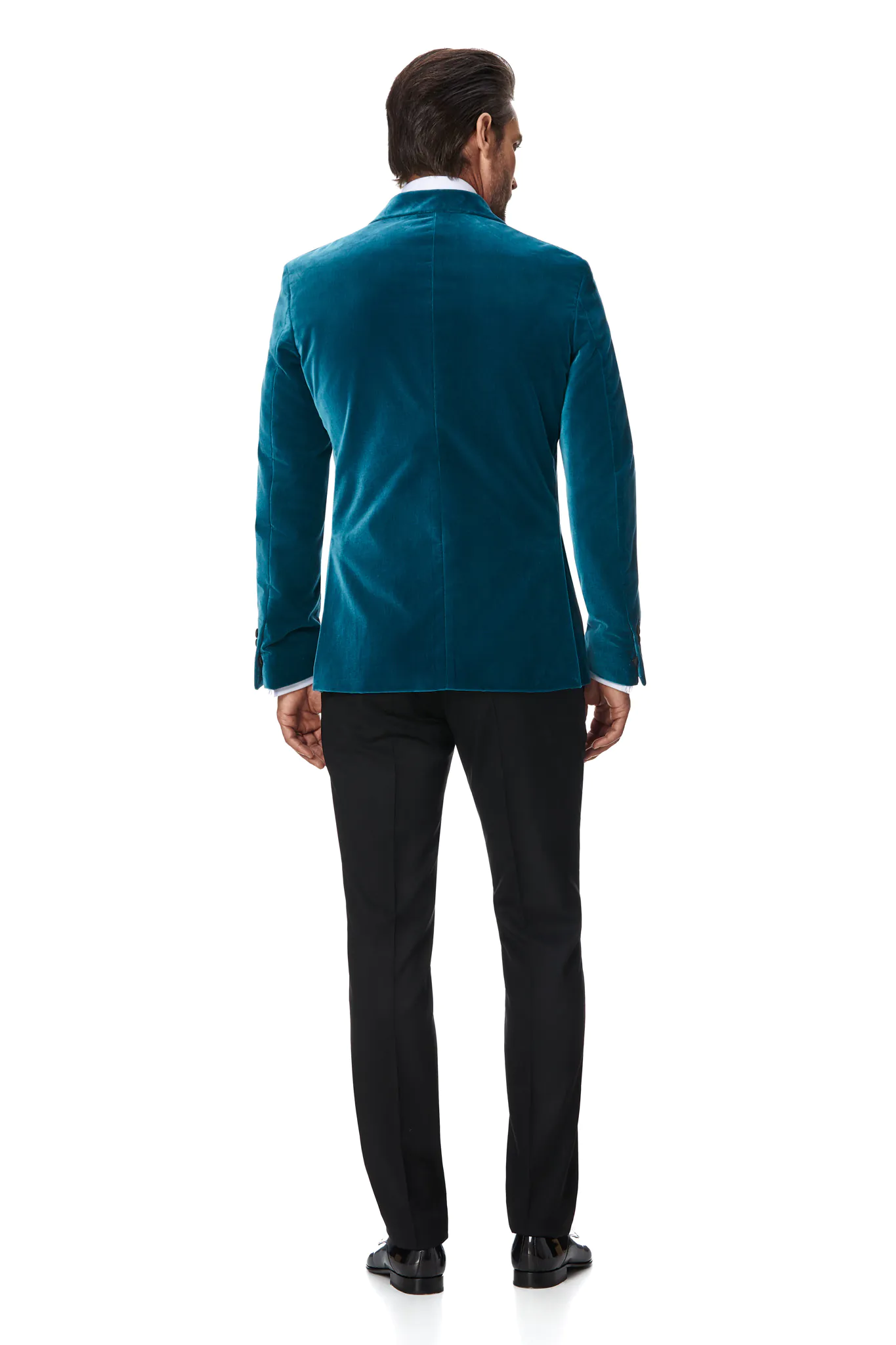 SACOU SMOKING TURQUOISE DIN CATIFEA - imagine 5