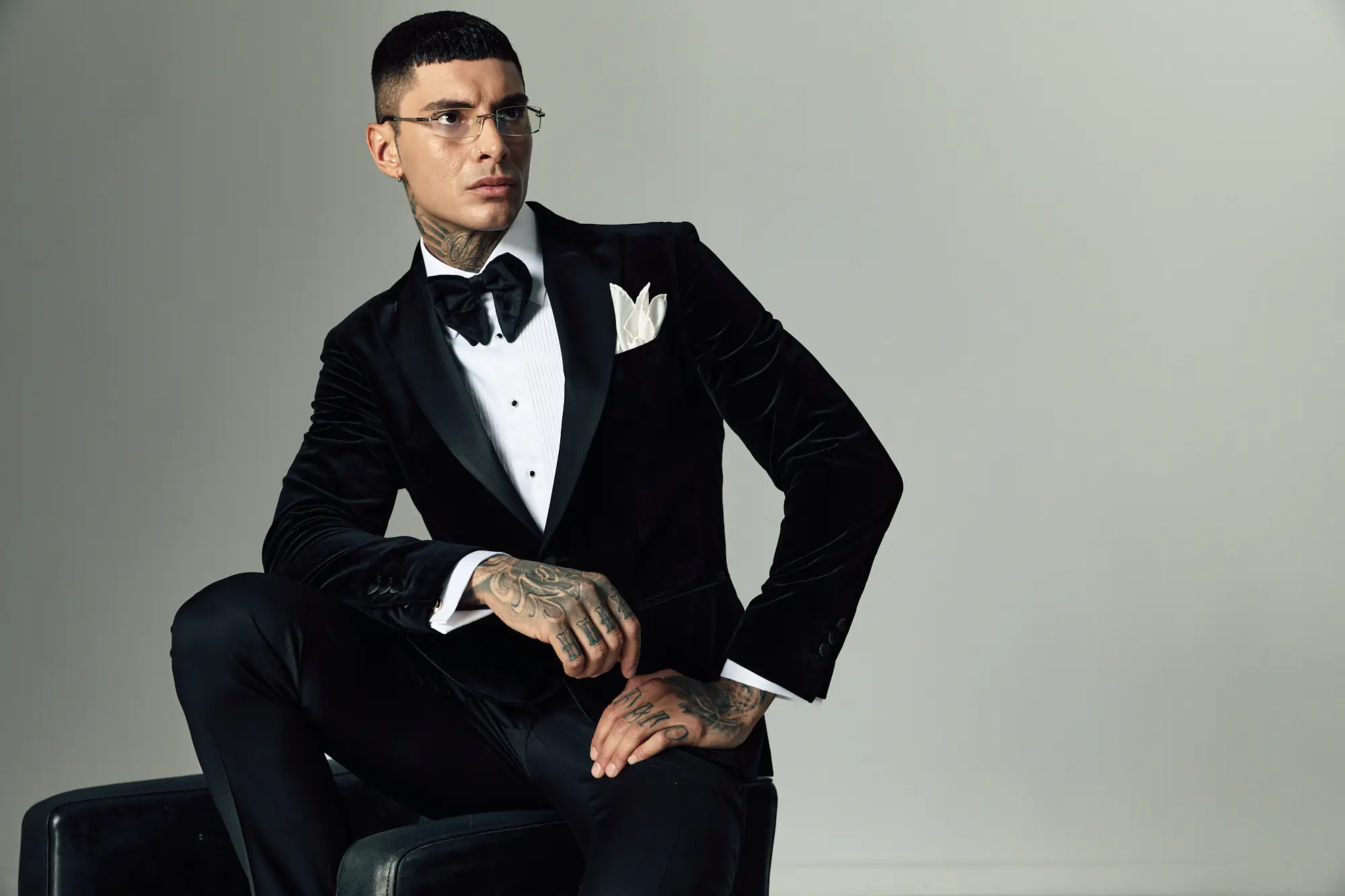 SACOU SMOKING NEGRU DIN CATIFEA