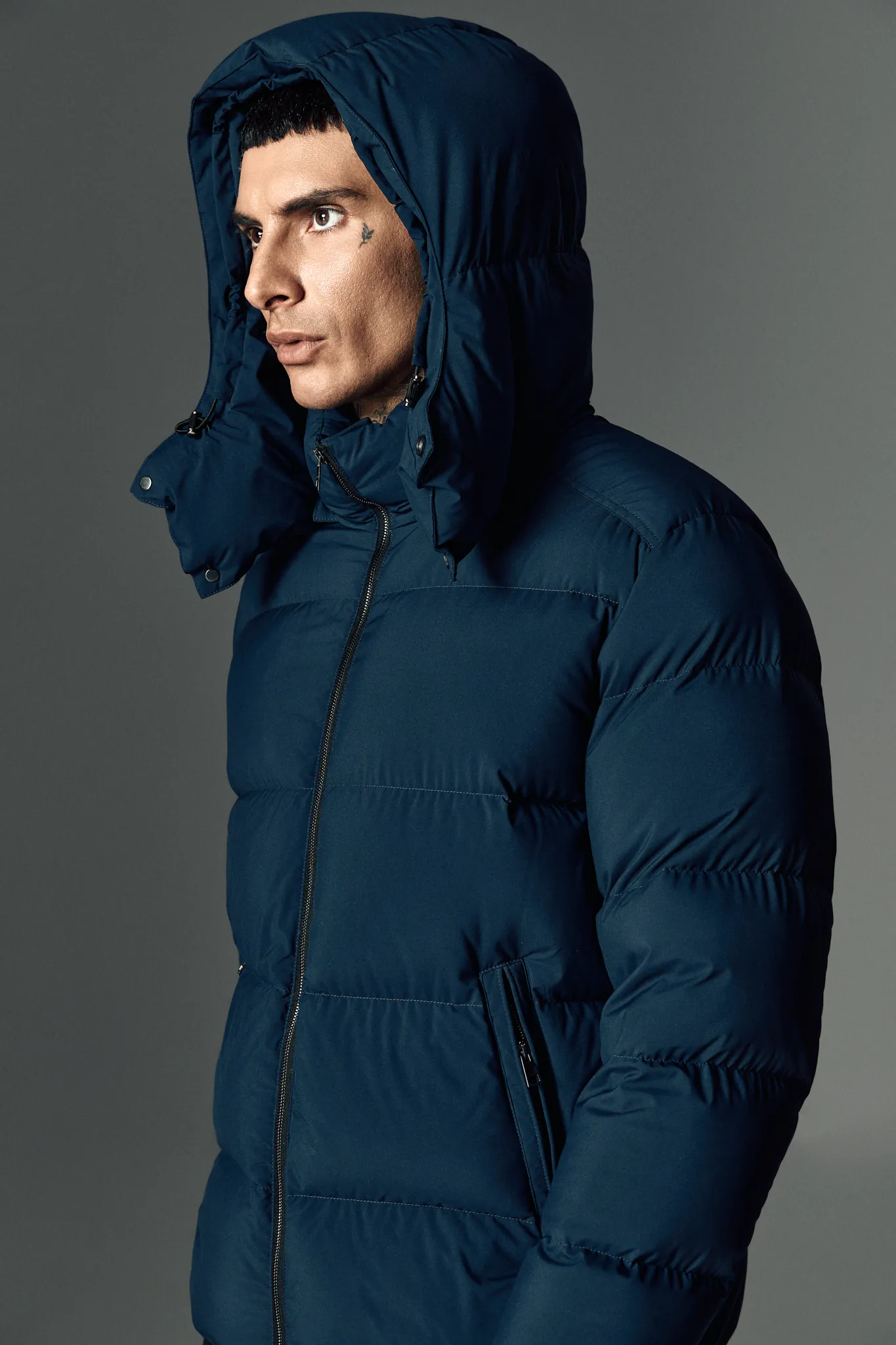 GEACA SCURTA NAVY DIN PUF - imagine 7