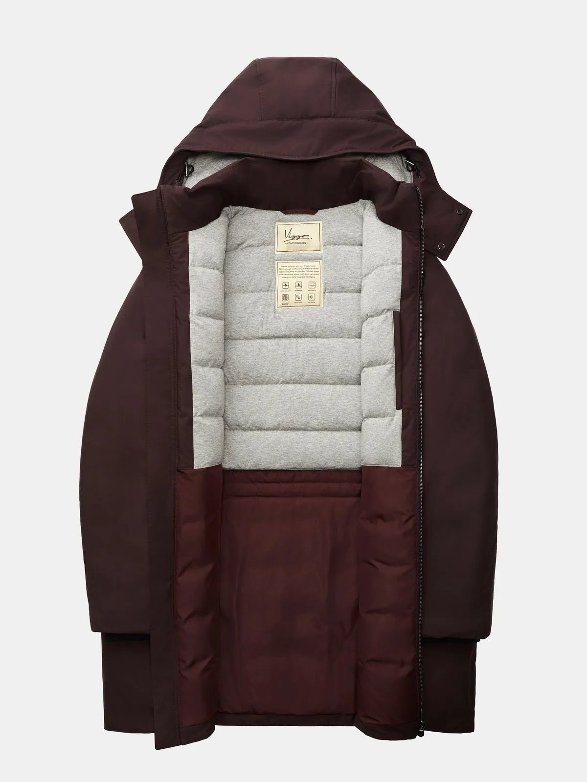 PARKA BORDEAUX DIN PUF - imagine 10