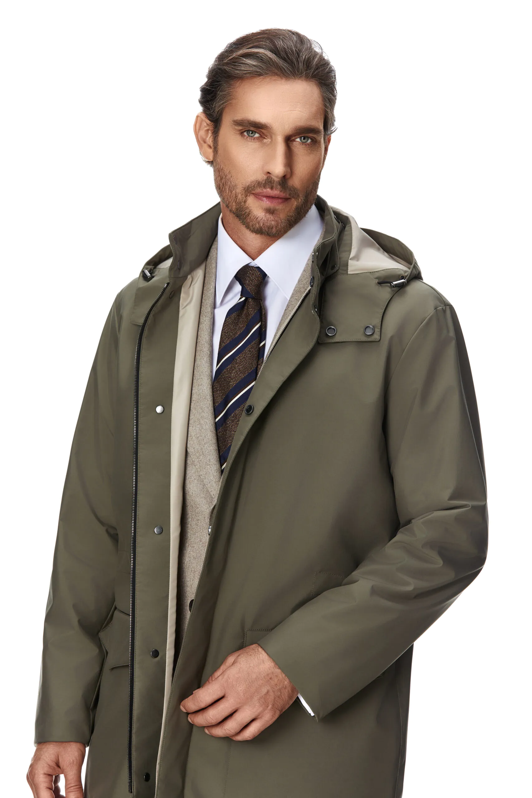 TRENCH TEHNO KHAKI