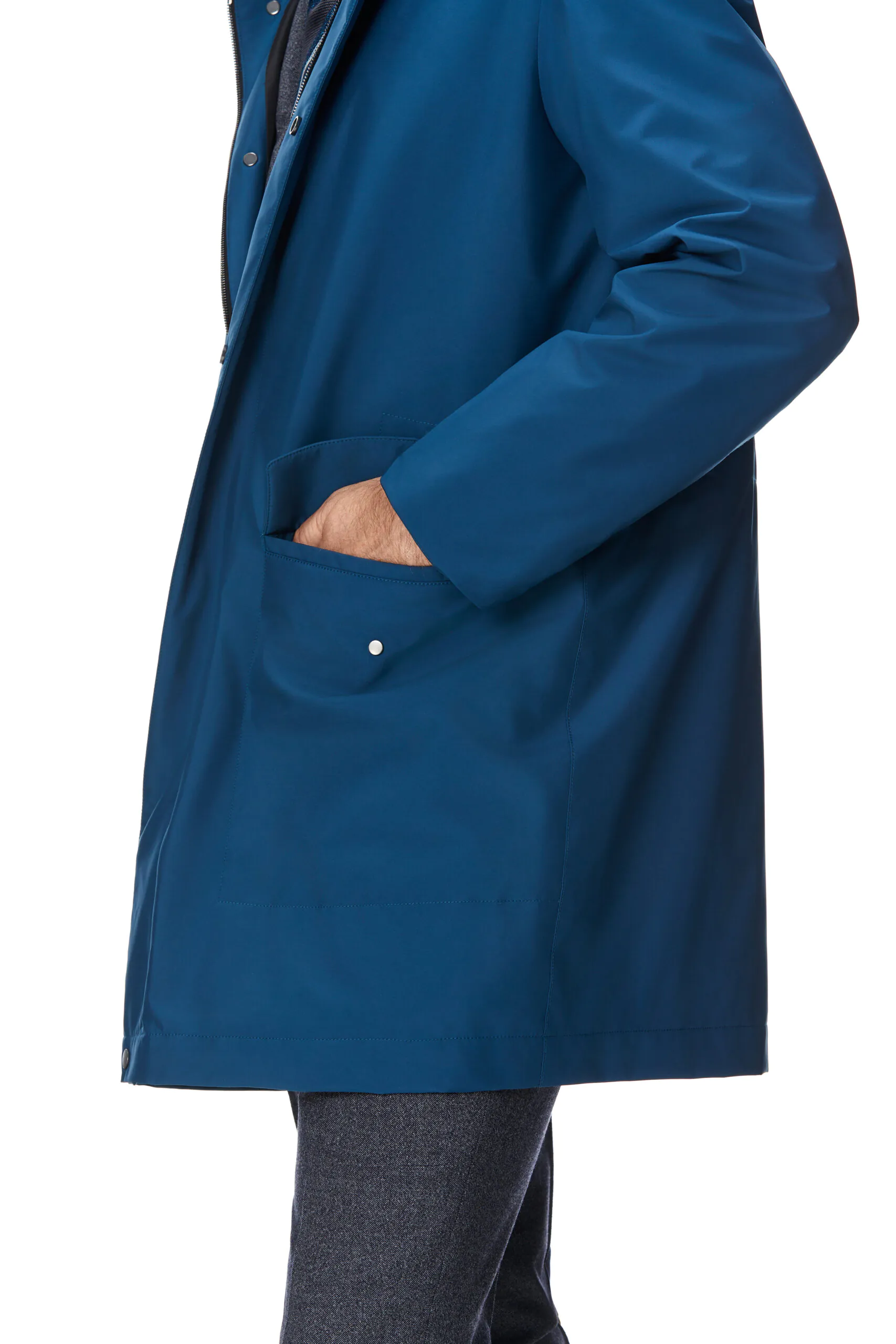 TRENCH TEHNO TURQUOISE - imagine 4