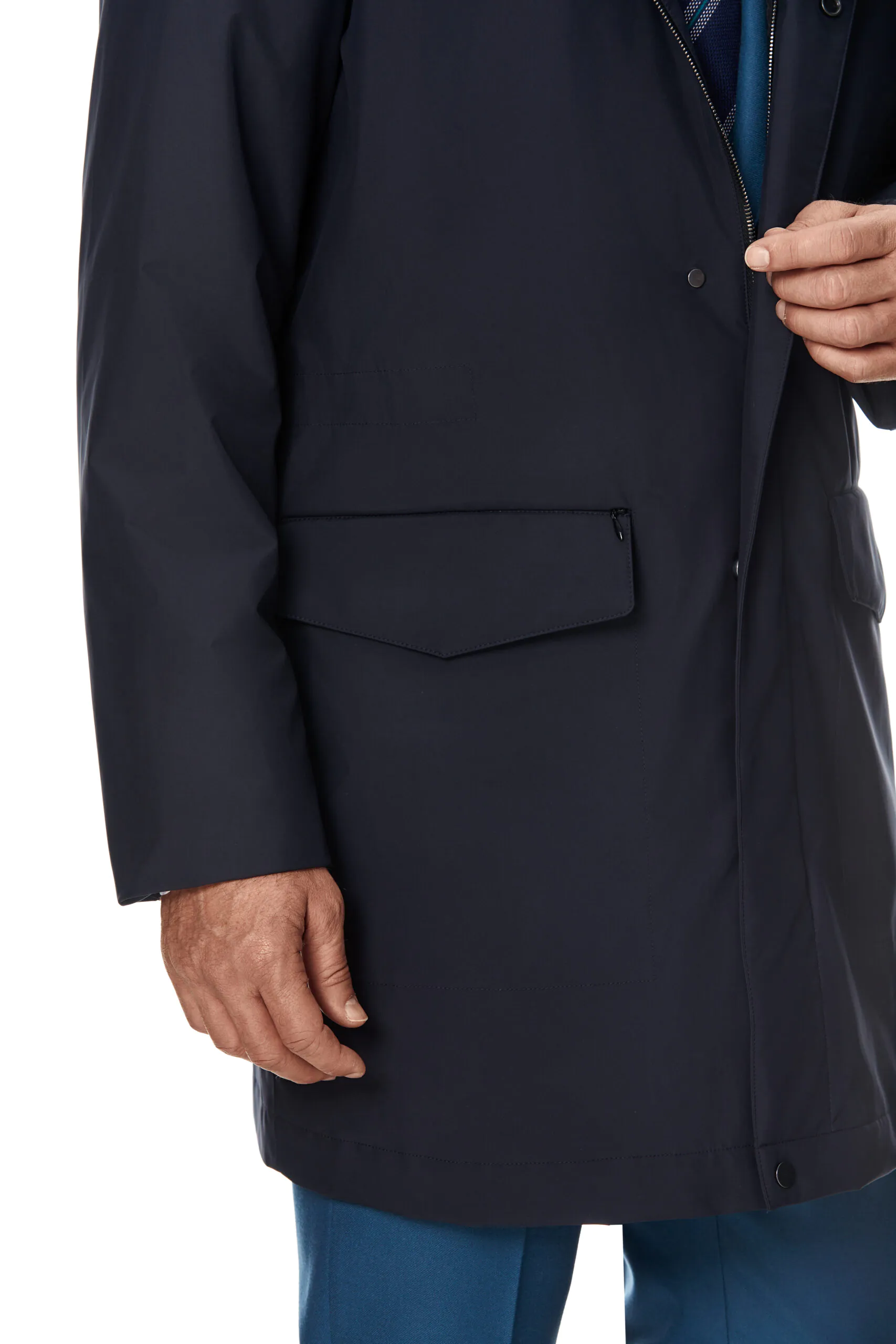 TRENCH TEHNO NAVY - imagine 4