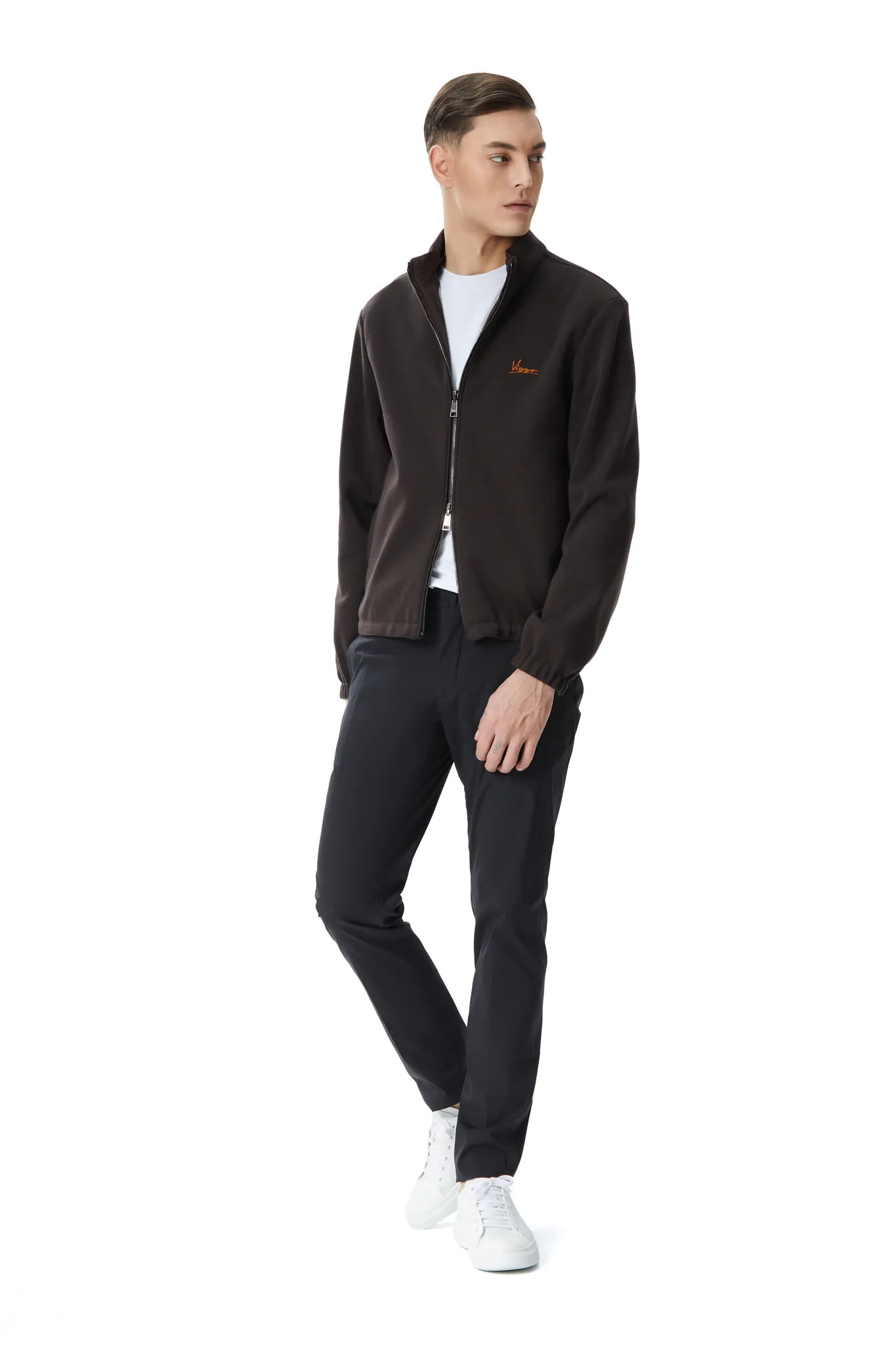 JACHETA REVERSIBILA MARO DIN MATERIAL TEHNO SI LANA - imagine 3