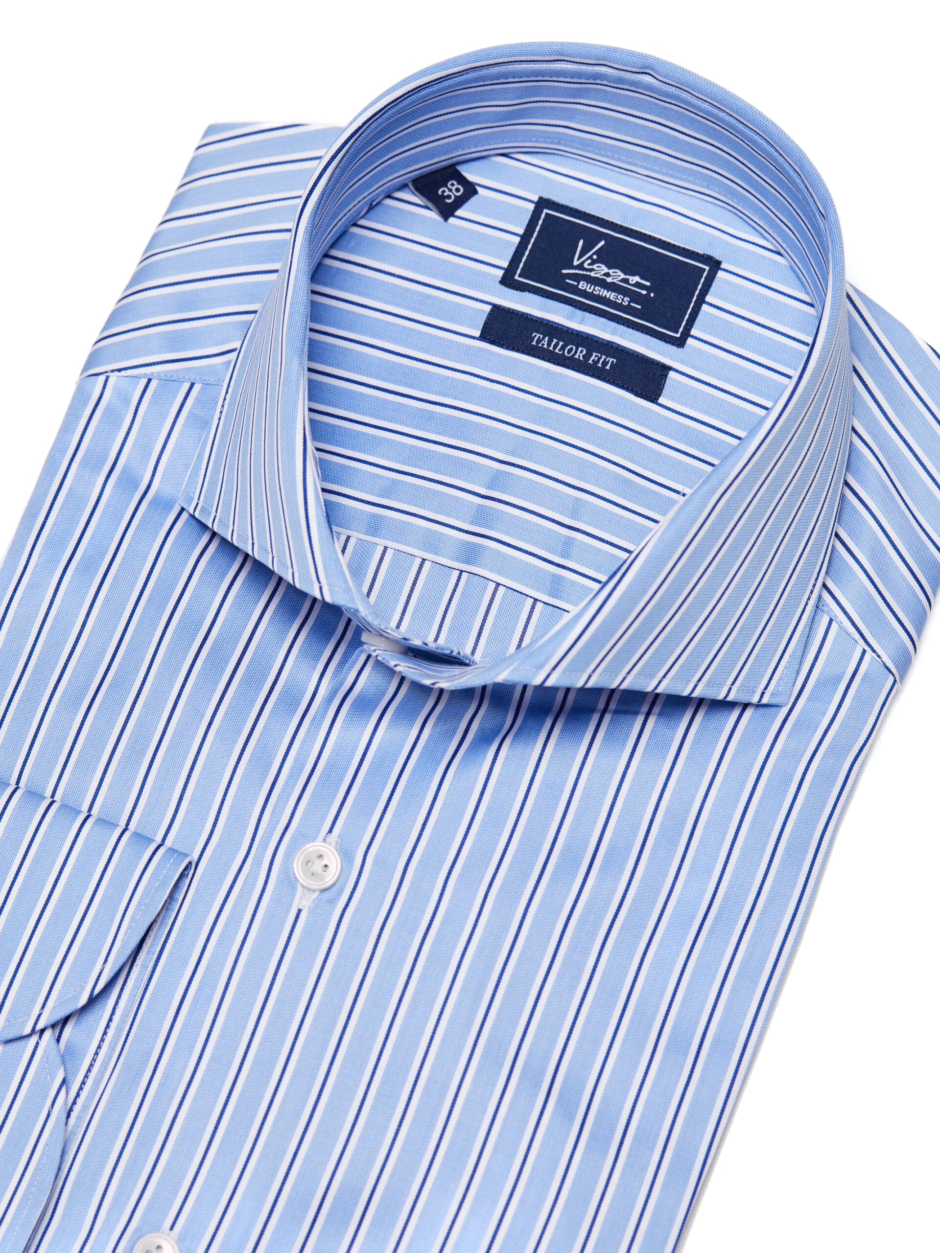 CAMASA BLEU CU DUNGI ALBE SI BLEUMARIN - imagine 3