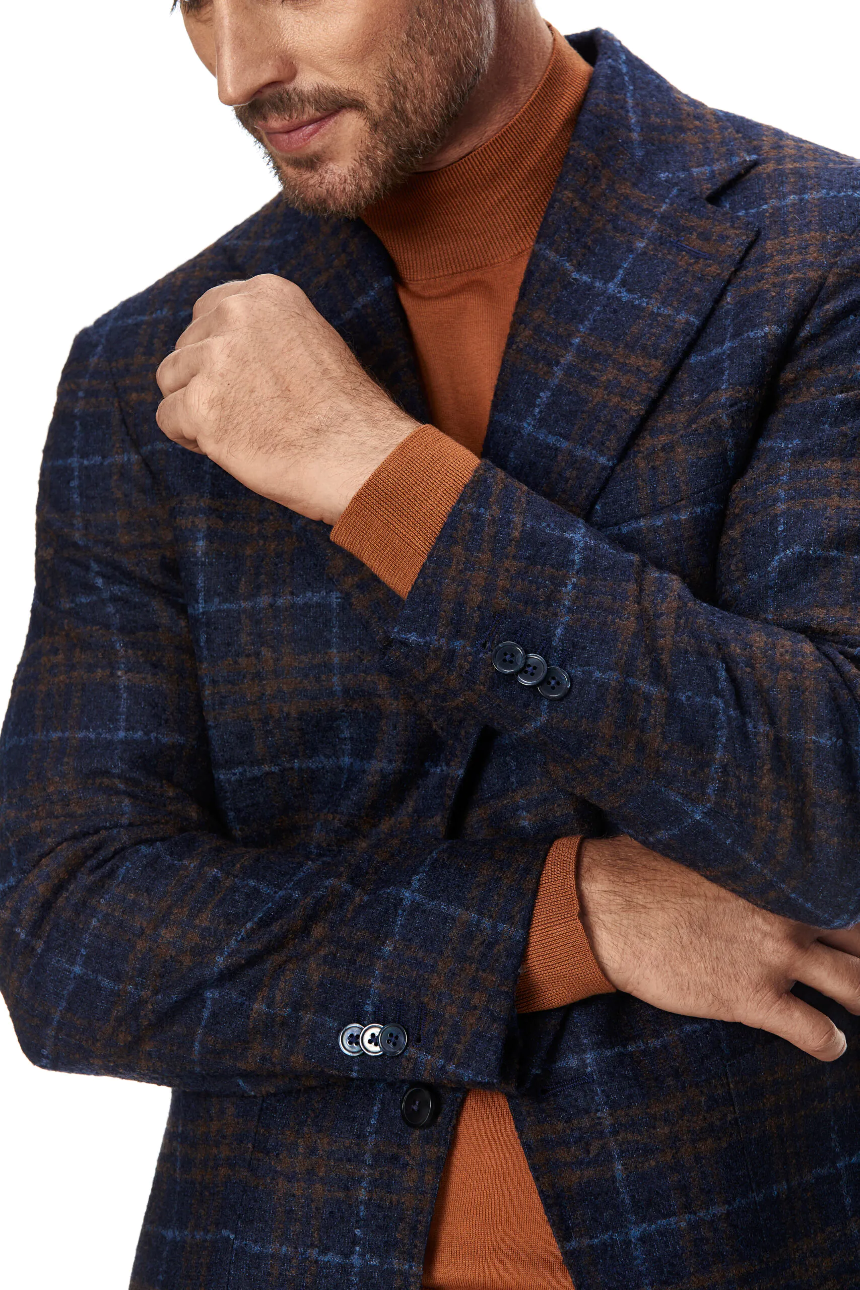 SACOU IN CAROURI DIN LANA ALPACA - imagine 3