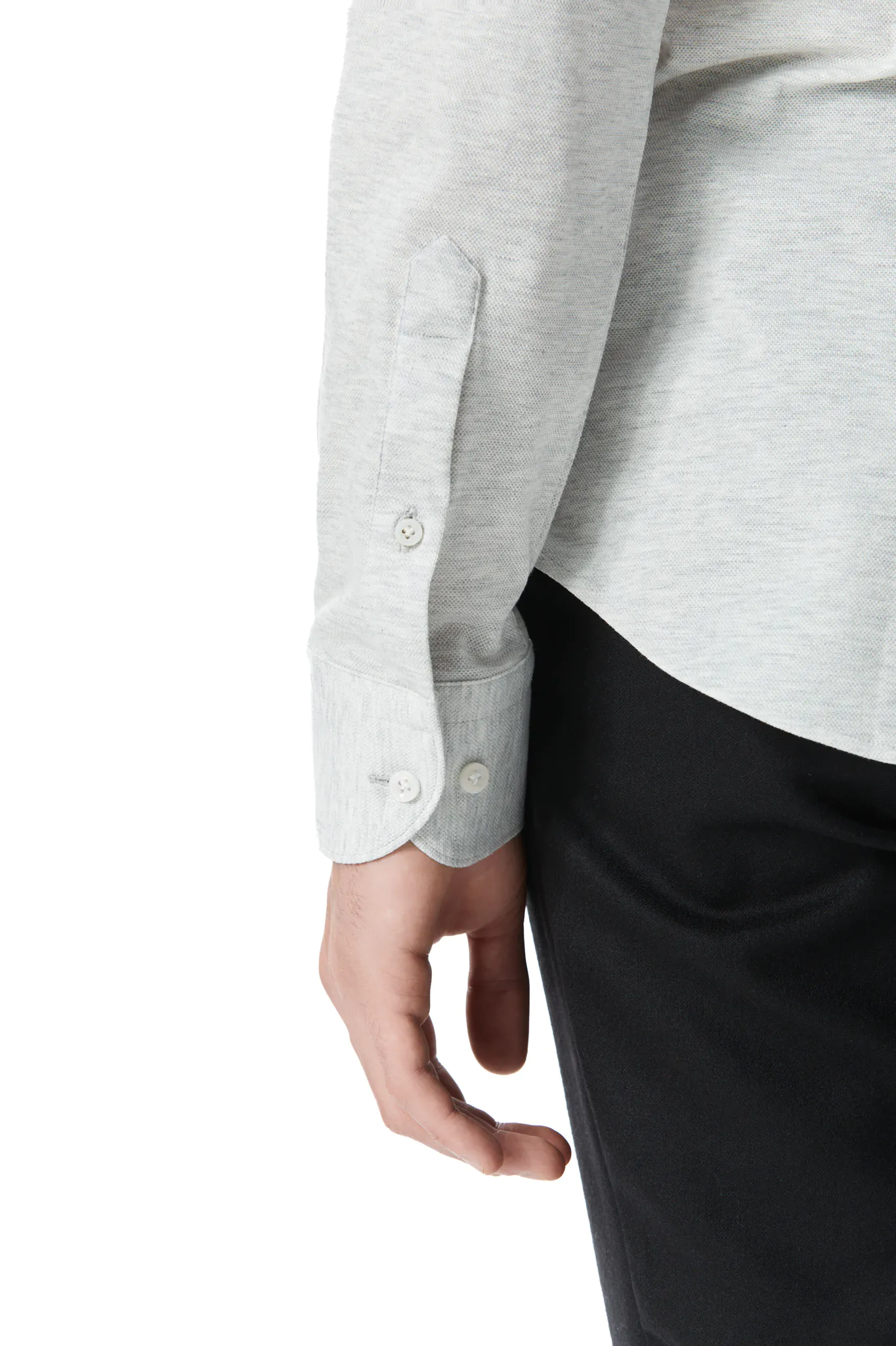 CAMASA GRI BIRDSEYE - imagine 4