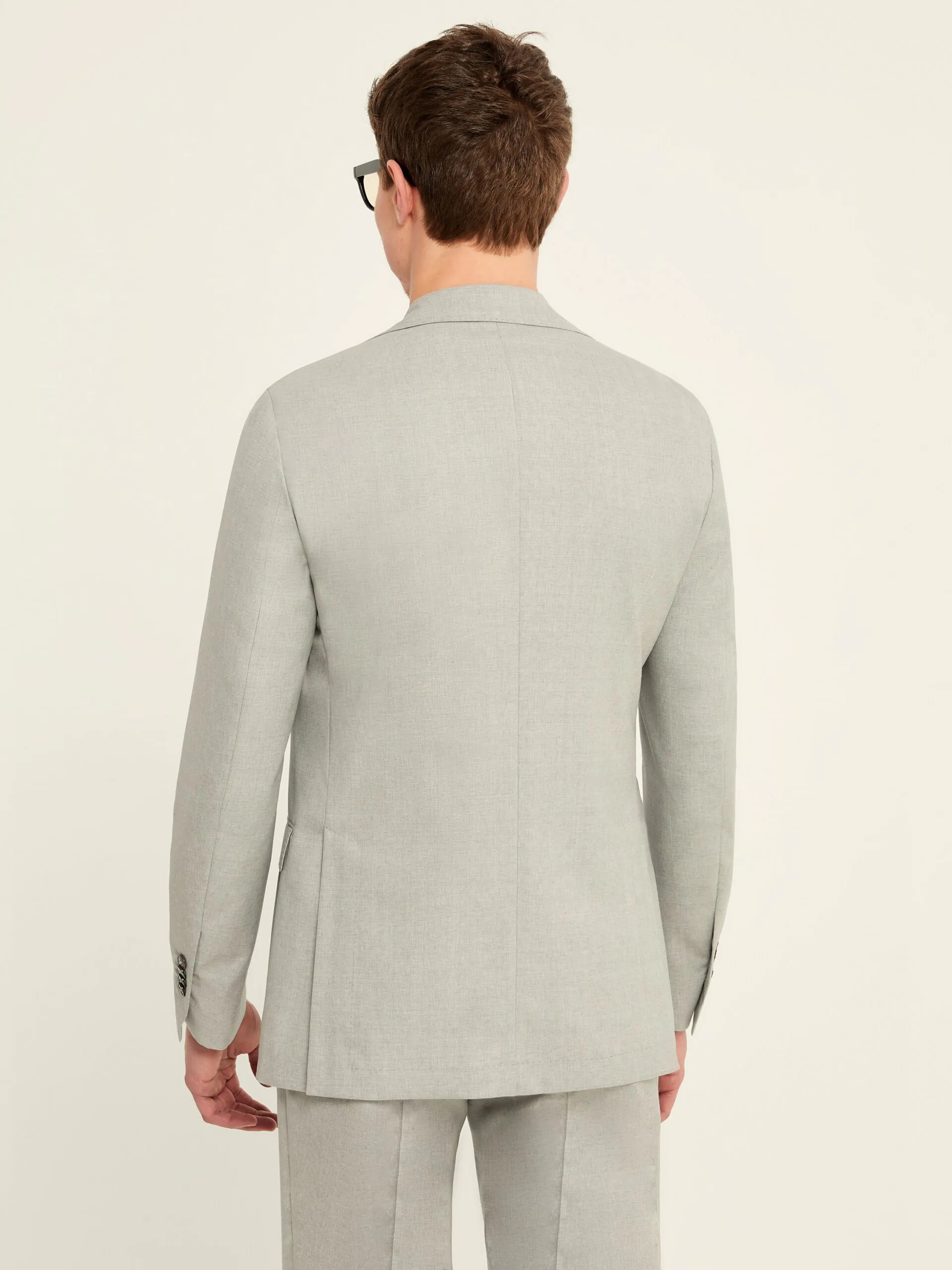 COSTUM DOUA PIESE GRI DIN LANA - imagine 4