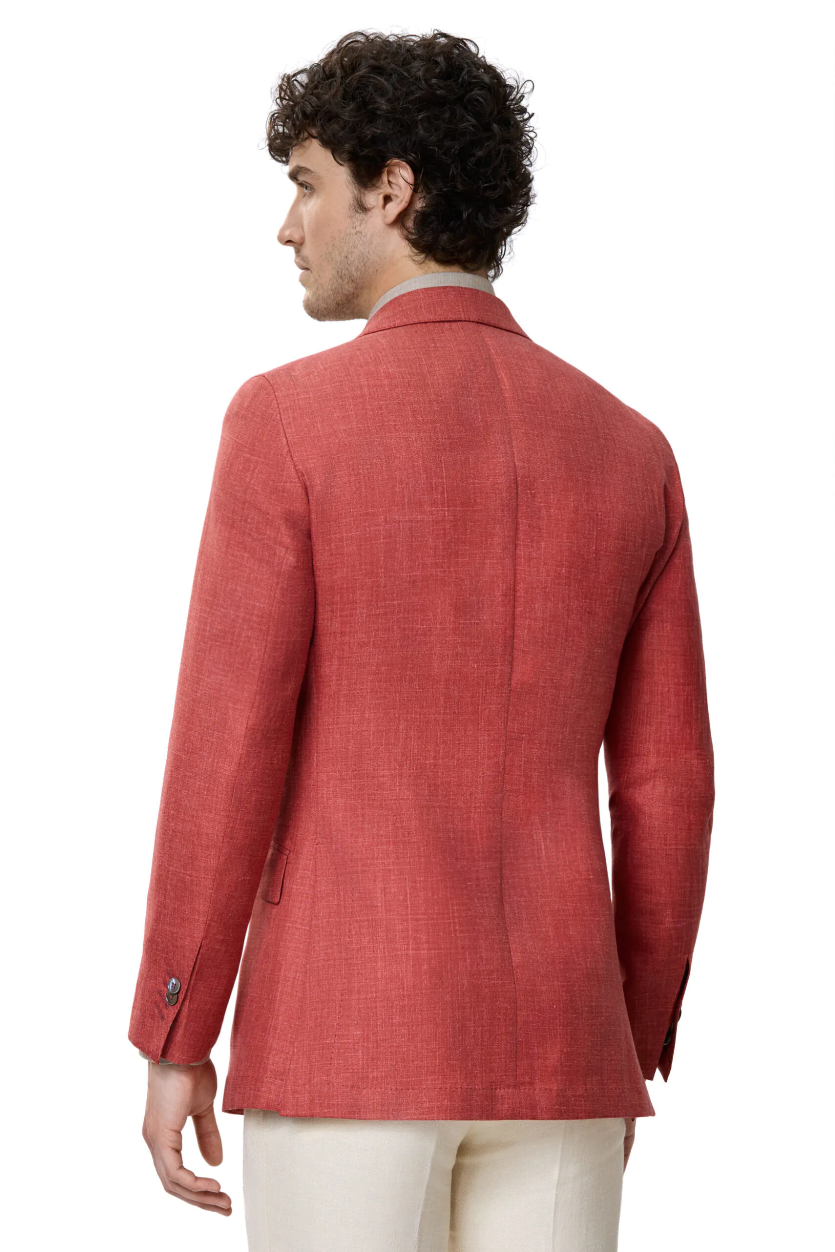 SACOU TESATURA TALLIA DI DELFINO, MADE TO MEASURE, ROSU - imagine 4