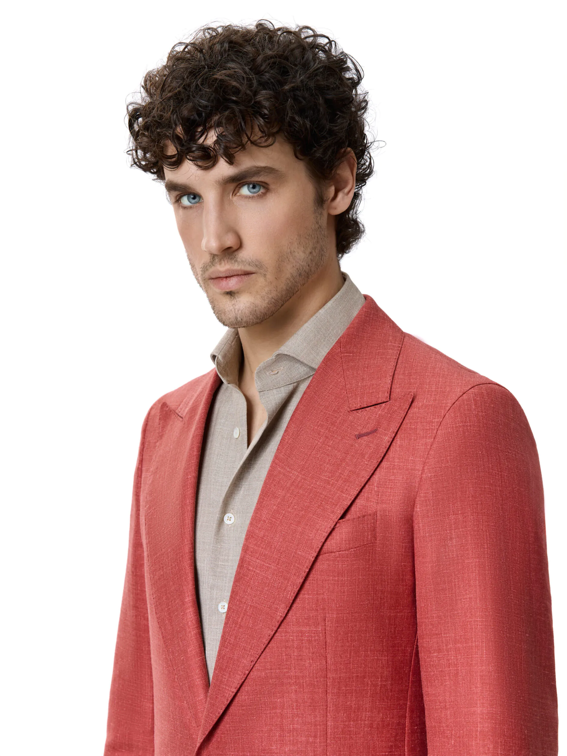 SACOU TESATURA TALLIA DI DELFINO, MADE TO MEASURE, ROSU - imagine 6