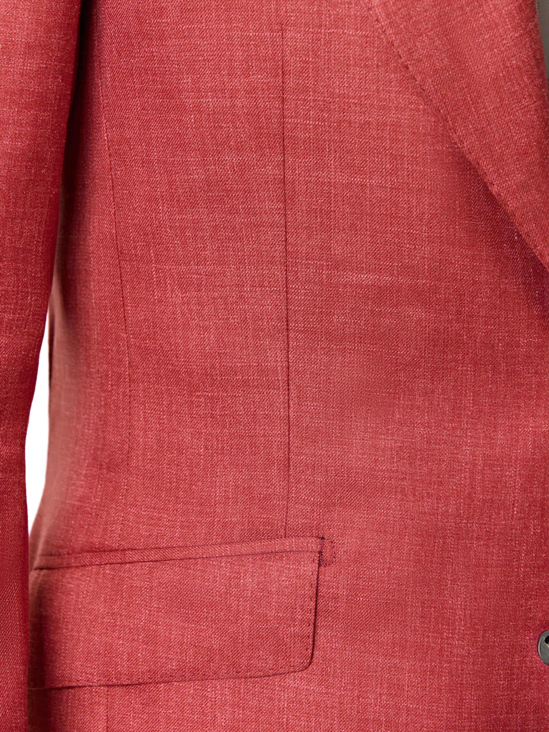 SACOU TESATURA TALLIA DI DELFINO, MADE TO MEASURE, ROSU - imagine 7