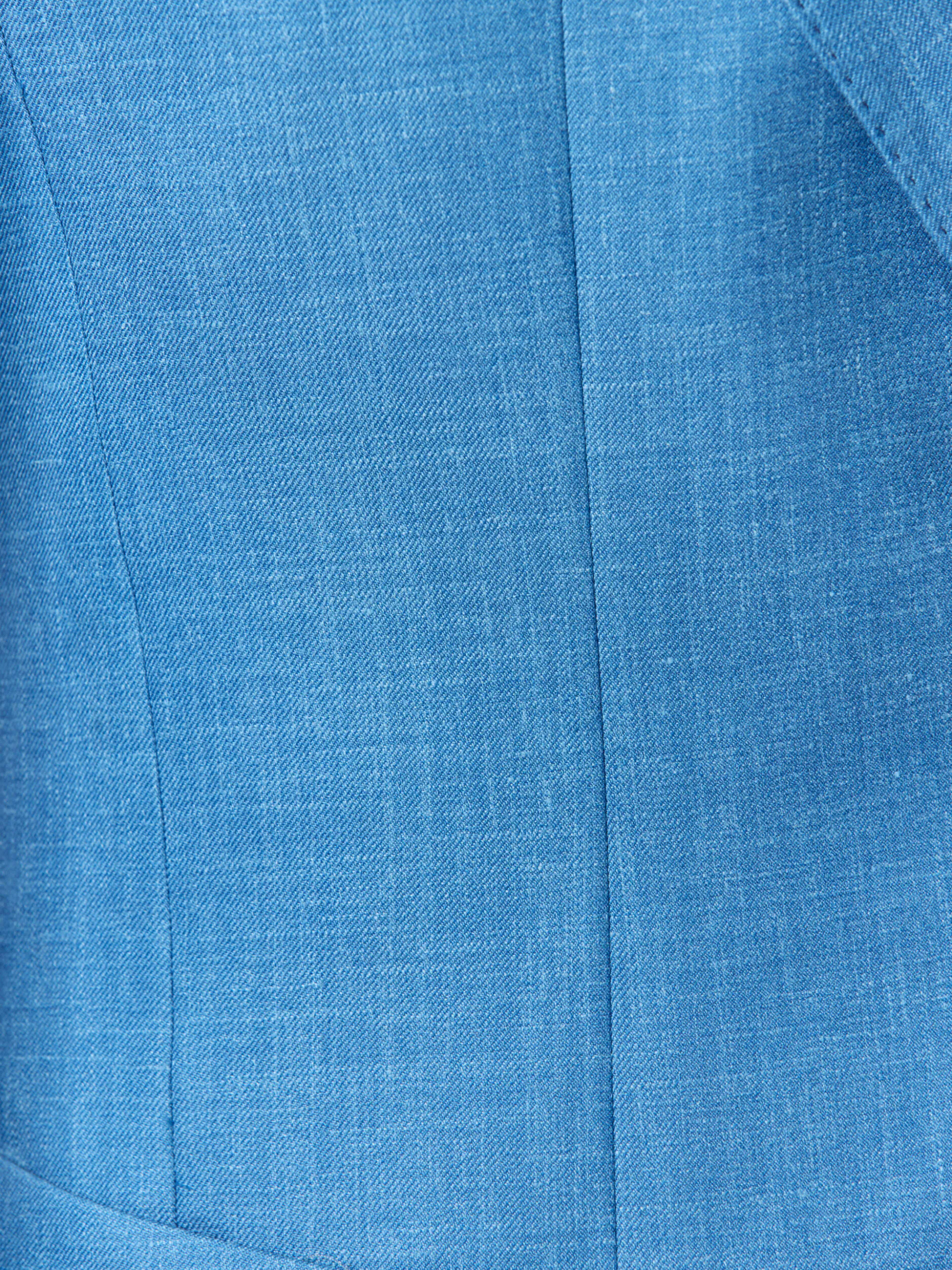 SACOU TESATURA TALLIA DI DELFINO, MADE TO MEASURE, ALBASTRU - imagine 5