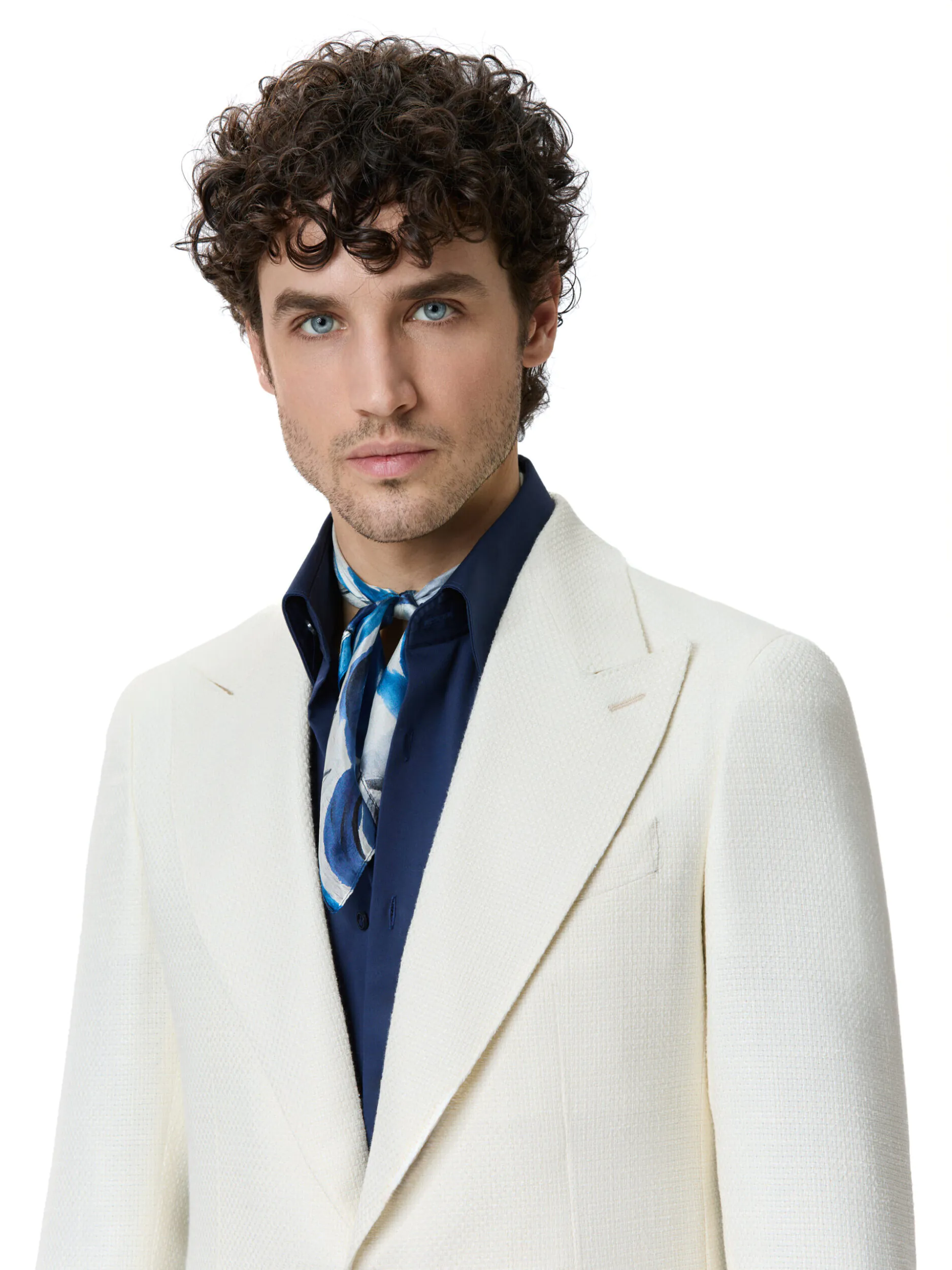 SACOU TESATURA LORO PIANA, ALB - imagine 7