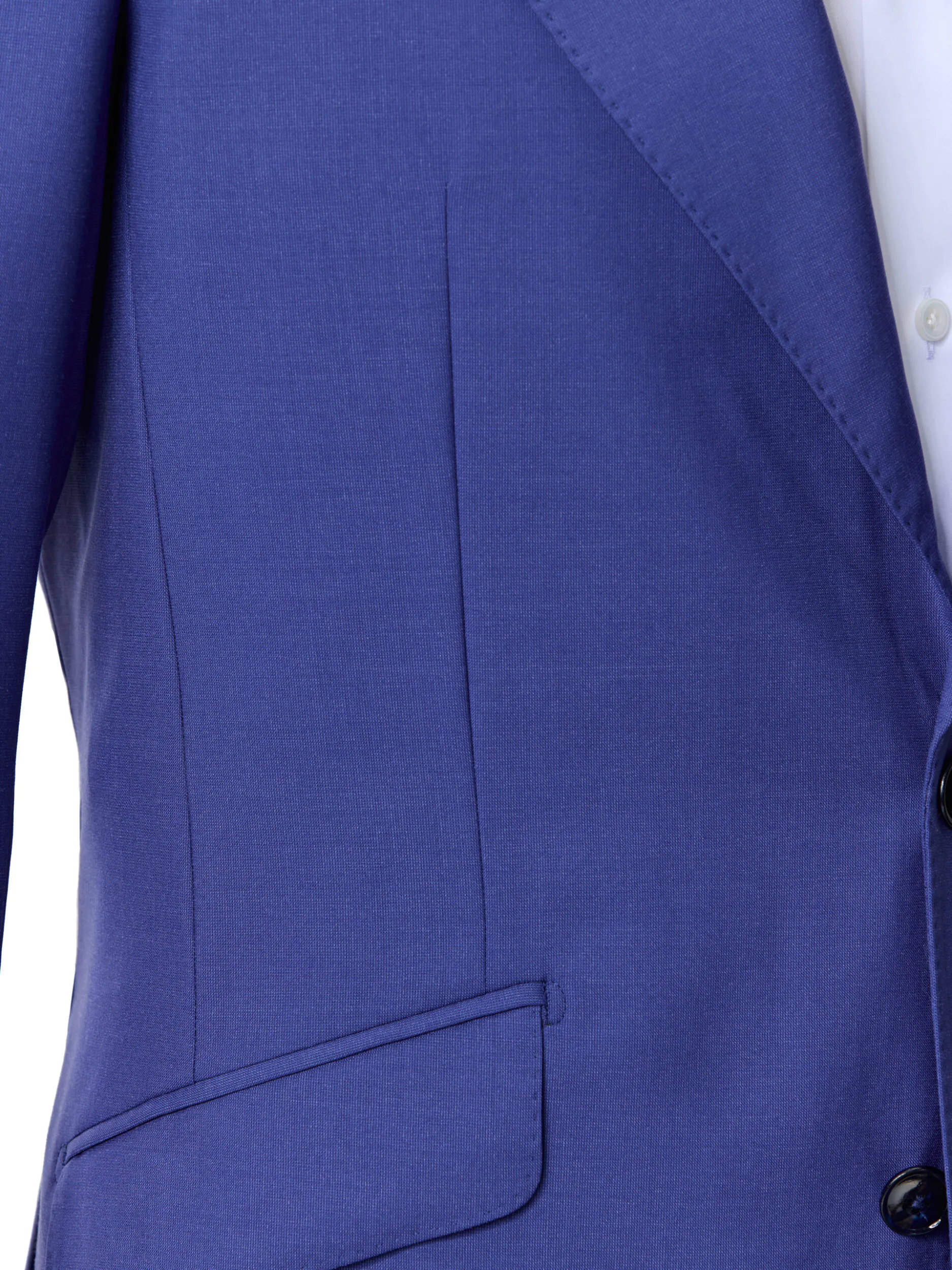 COSTUM TESATURA VITALE BARBERIS, MADE TO MEASURE, ALBASTRU INDIGO - imagine 6