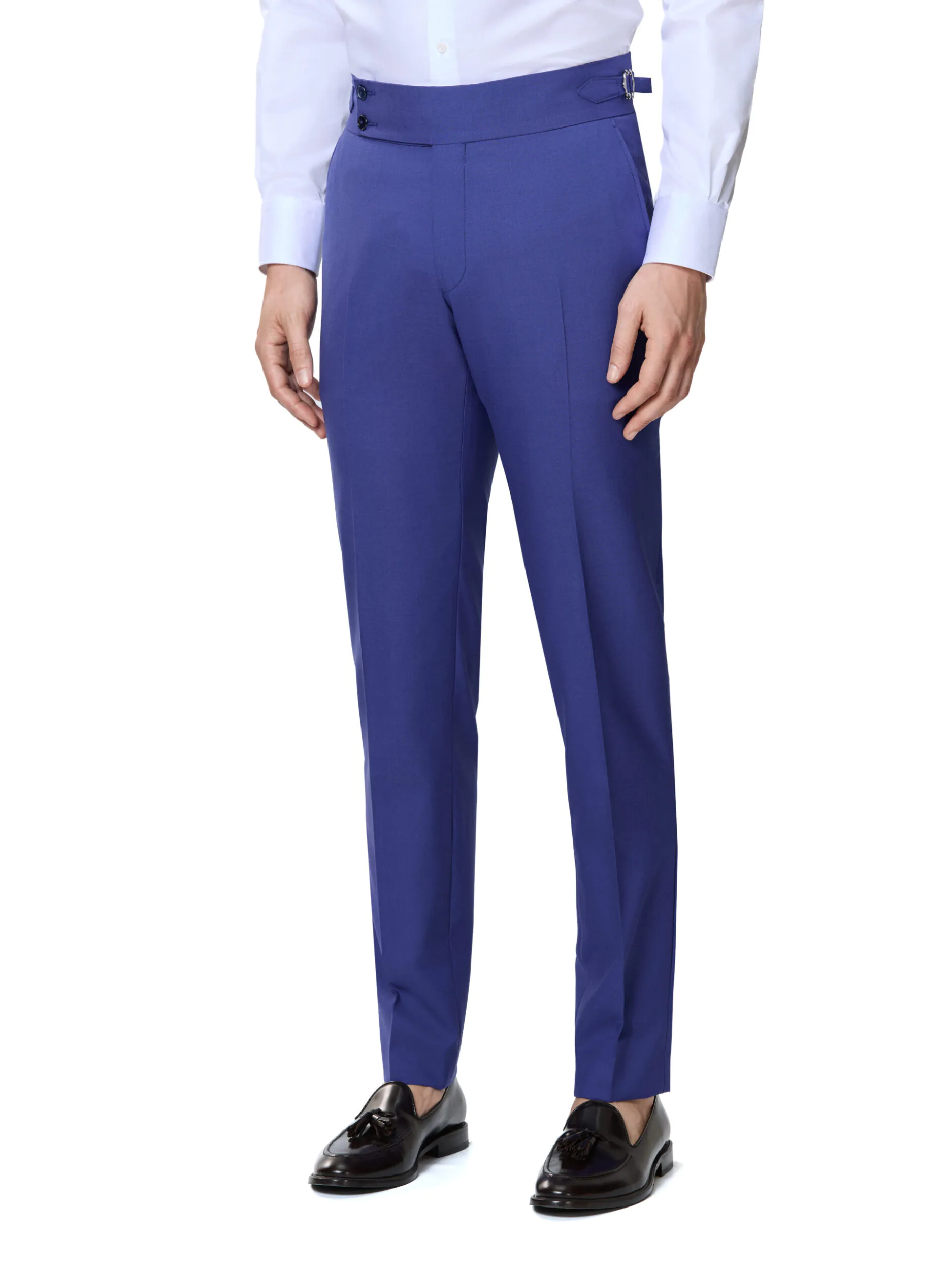 COSTUM TESATURA VITALE BARBERIS, MADE TO MEASURE, ALBASTRU INDIGO - imagine 8