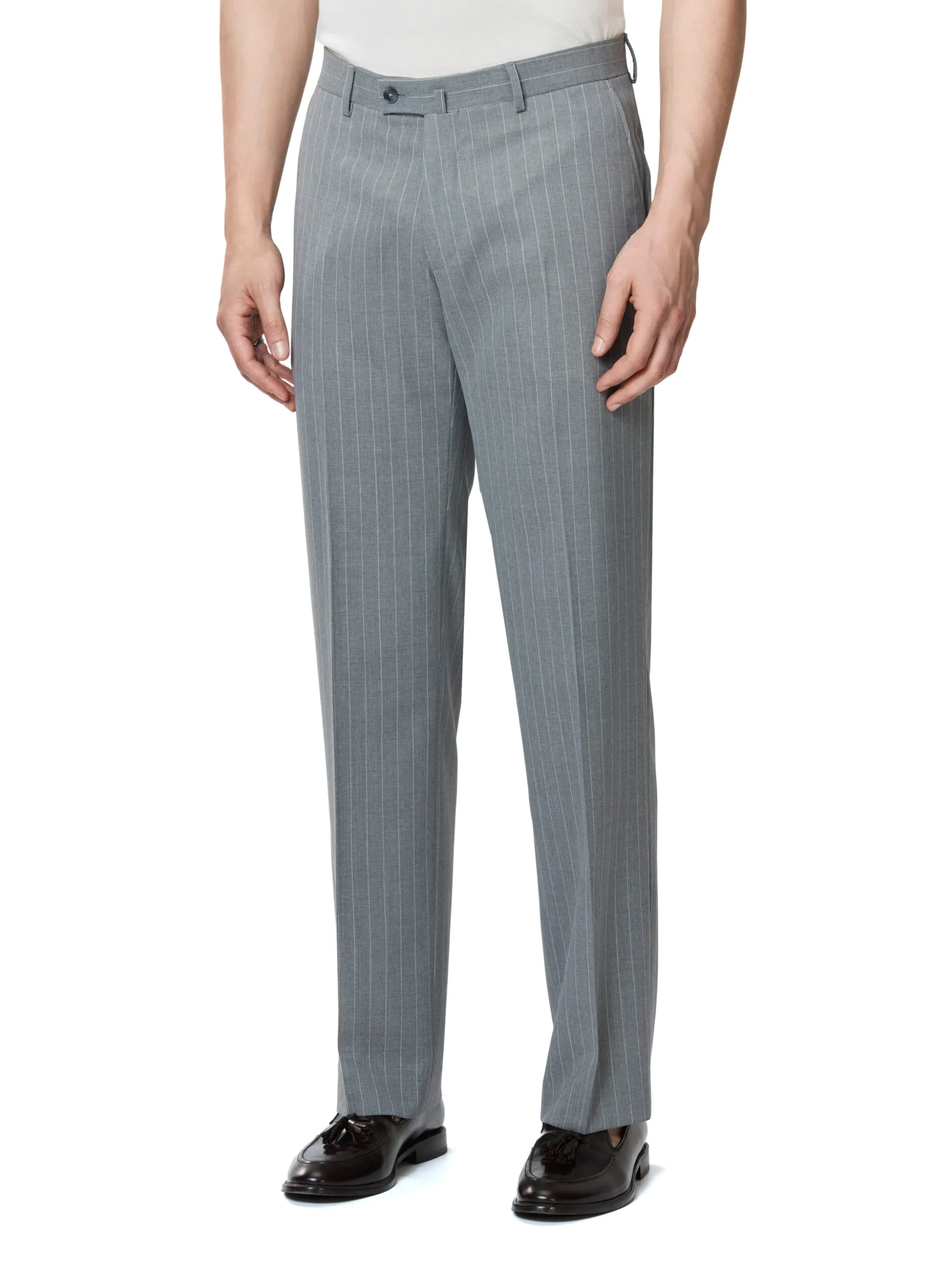 COSTUM TESATURA VITALE BARBERIS, MADE TO MEASURE, ALBASTRU INDIGO - imagine 7