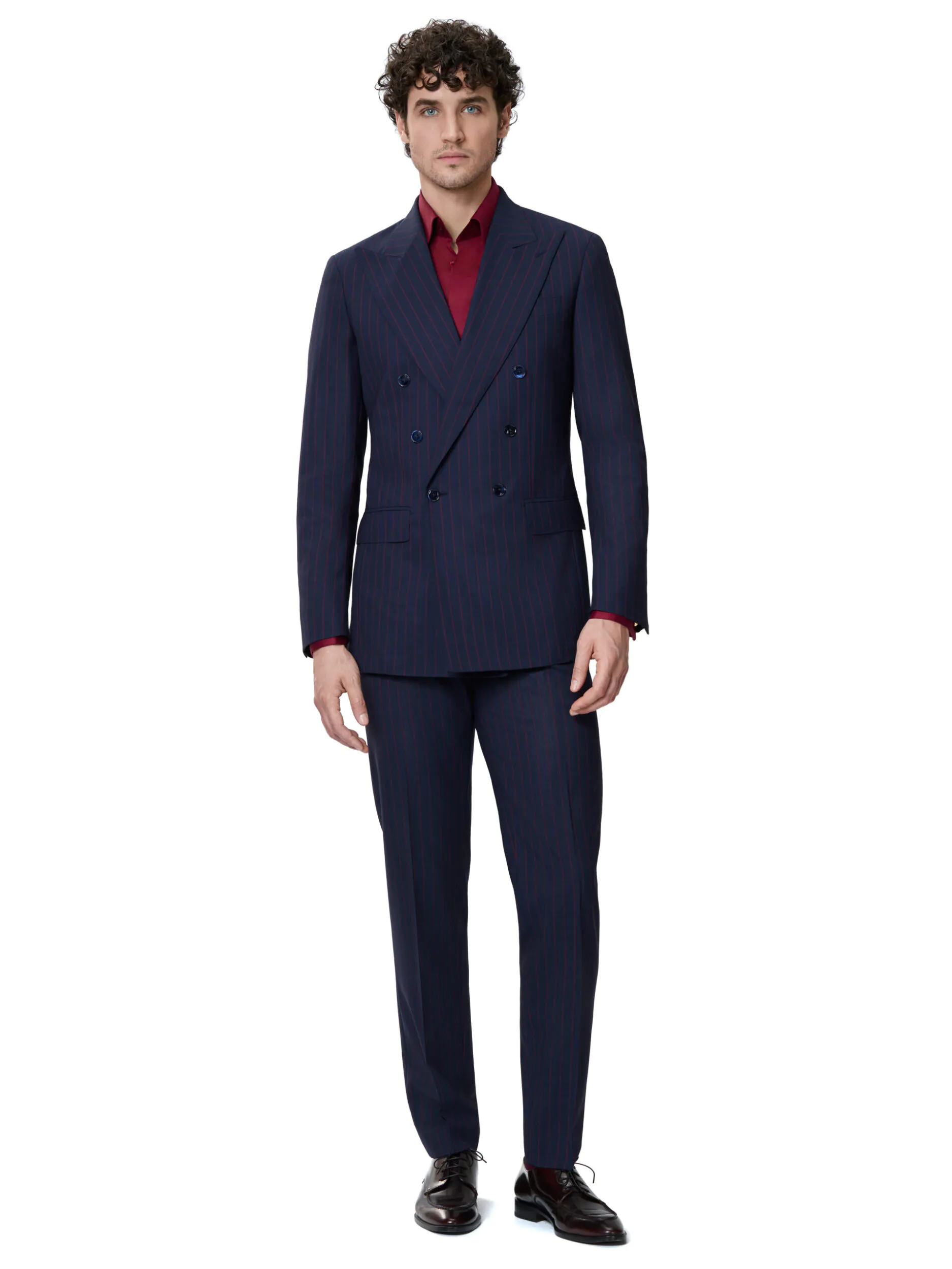COSTUM TESATURA TALLIA DI DELFINO, MADE TO MEASURE, NAVY CU DUNGI - imagine 5