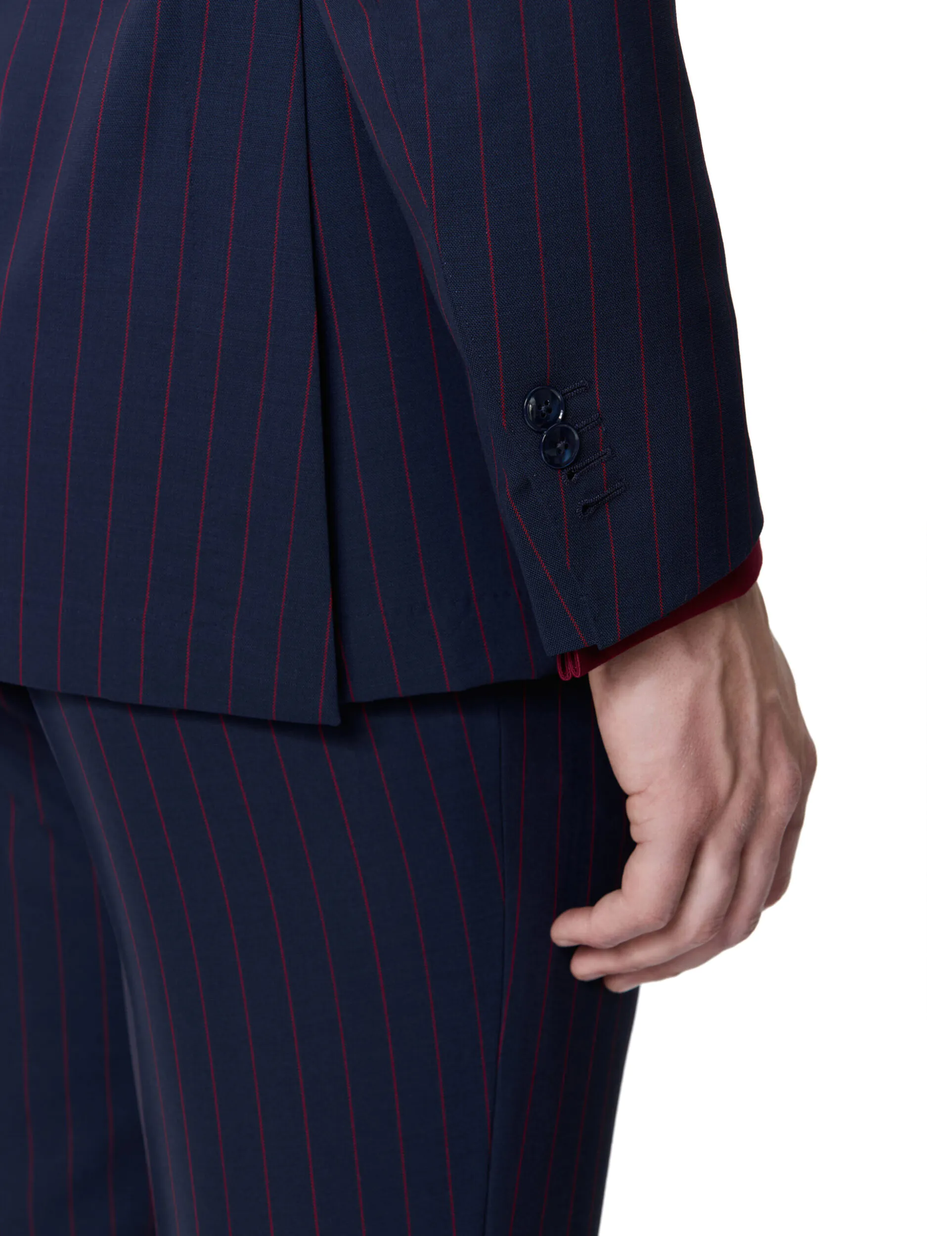 COSTUM TESATURA TALLIA DI DELFINO, MADE TO MEASURE, NAVY CU DUNGI - imagine 3