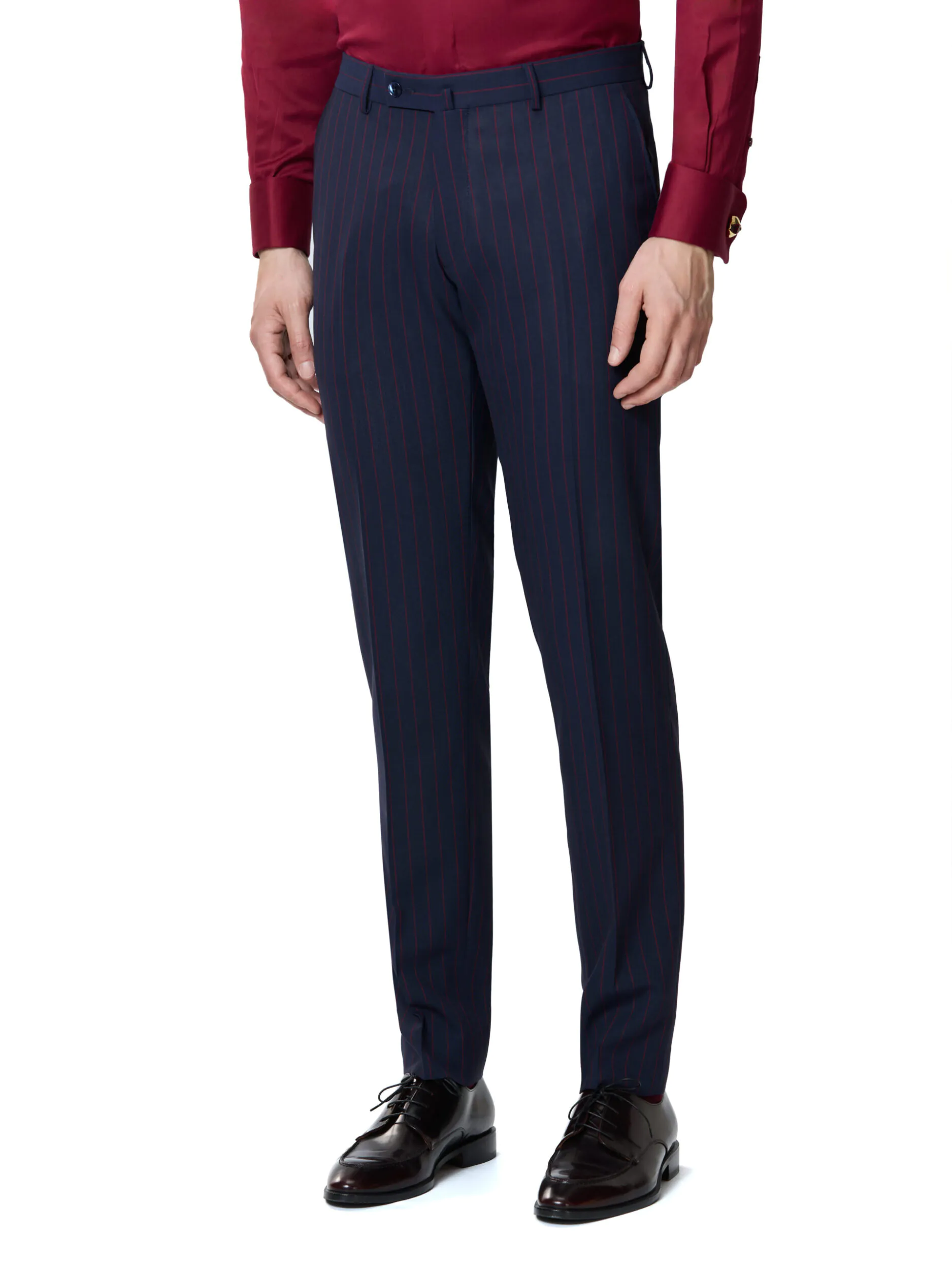 COSTUM TESATURA TALLIA DI DELFINO, MADE TO MEASURE, NAVY CU DUNGI - imagine 7