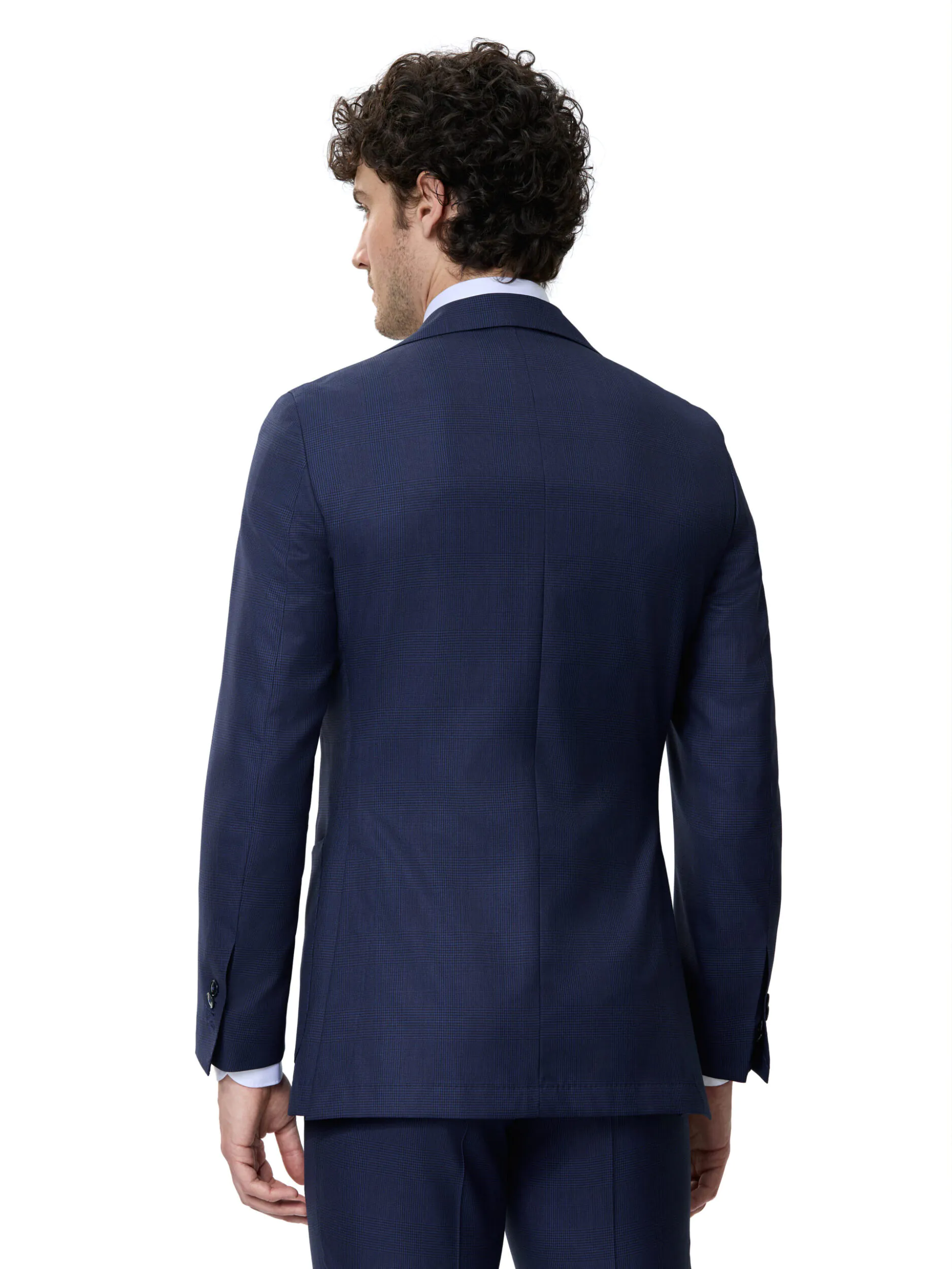 COSTUM TESATURA TALLIA DI DELFINO, MADE TO MEASURE, NAVY IN CAROURI - imagine 3