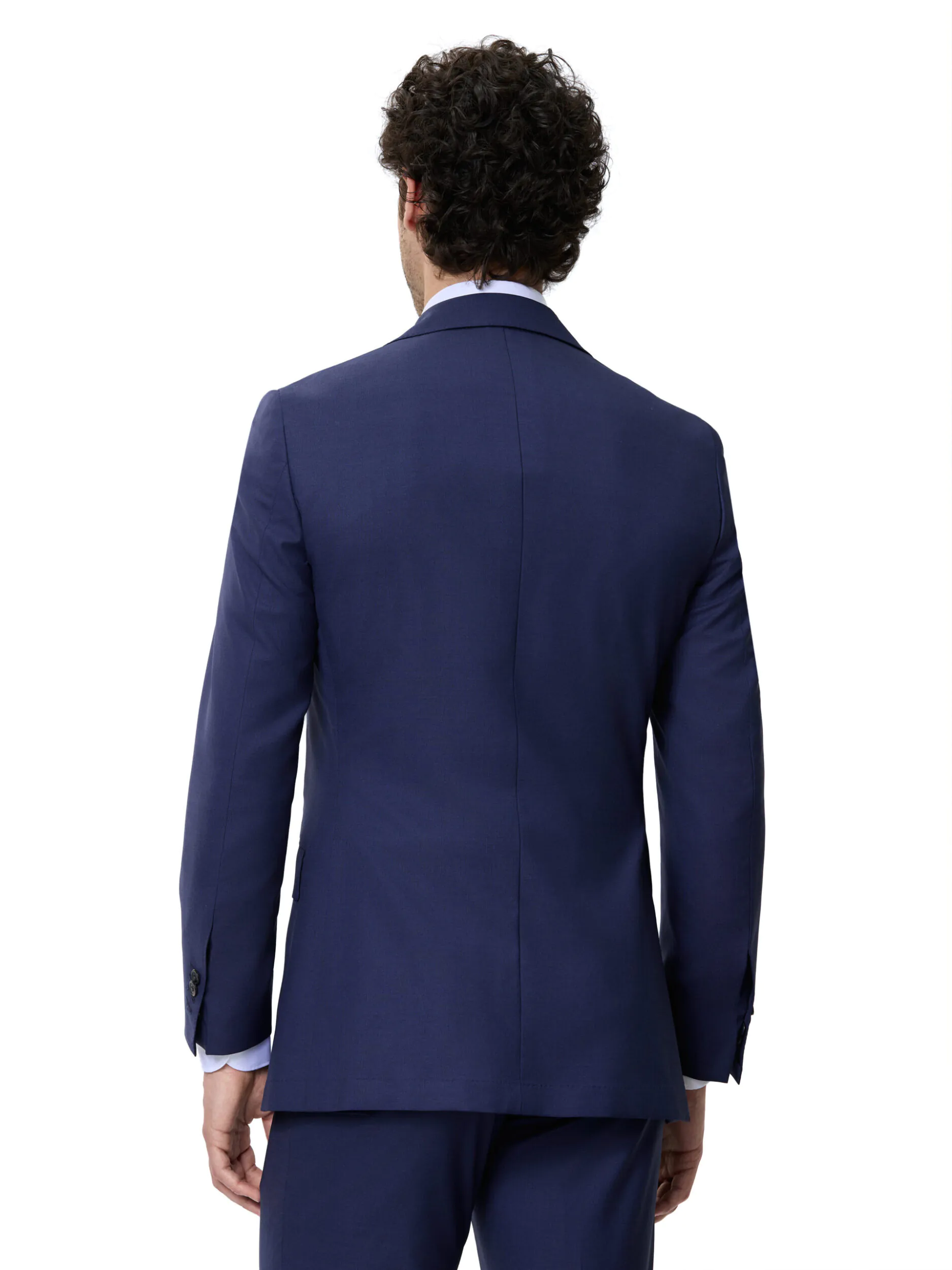 COSTUM TESATURA VITALE BARBERIS, MADE TO MEASURE, BLEUMARIN - imagine 3